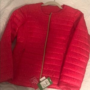 Lily Pulitzer reversible lightweight jacket